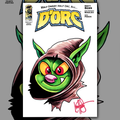 DORC #1 FOURTH PRINTING BLANK VARIANT SIGNED AND REMARKED BY KEN HAESER