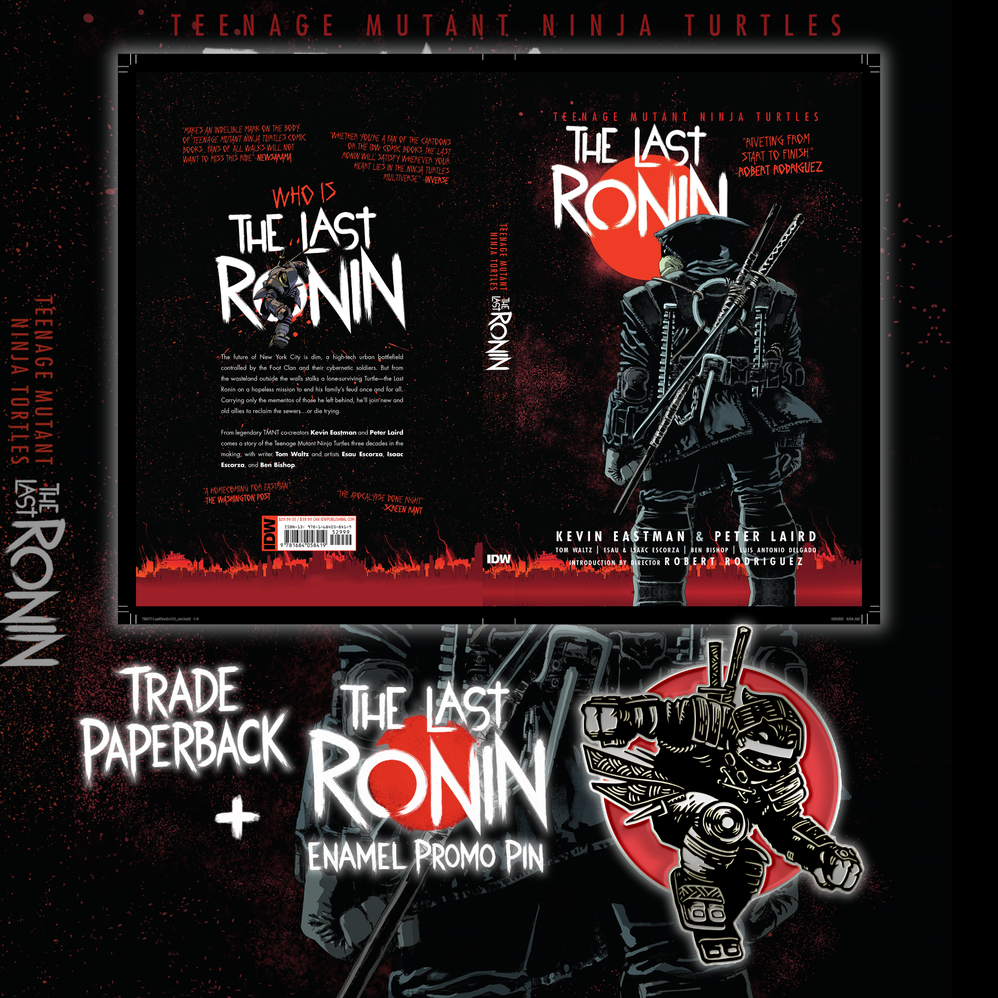 TEENAGE MUTANT NINJA TURTLES: THE LAST RONIN + ENAMEL PROMO PIN