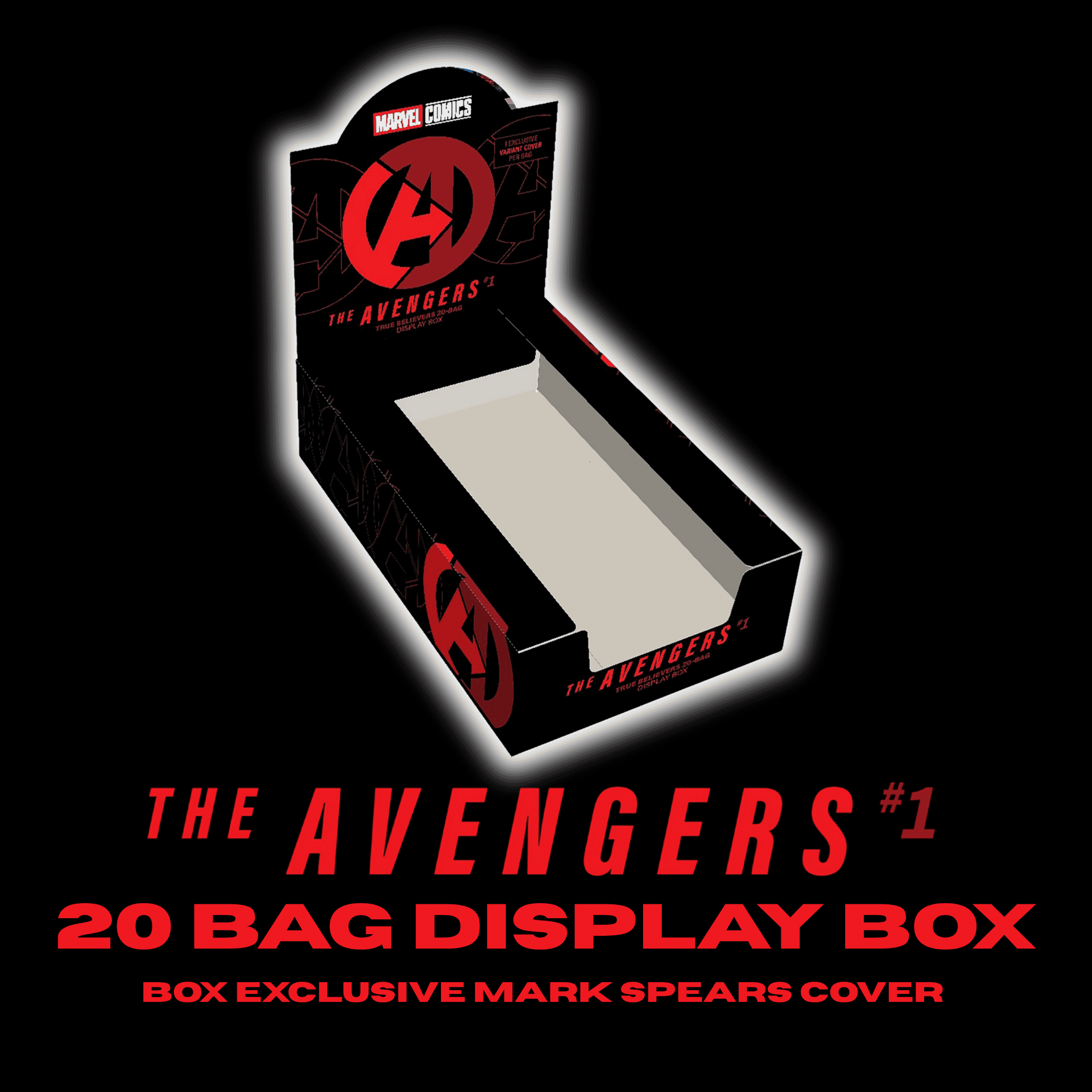 AVENGERS #1 TRUE BELIEVERS 20-BAG DISPLAY BOX