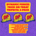 DF TRICK OR TREAT TRIFECTA 2026 - 3-PIECE SET INCLUDES 1 LIMITED EDITION HIGH-END SIGNED COMIC, 1 LIMITED EDITION RETAILER EXCLUSIVE COMIC AND 1 REMARKED COMIC WITH A ONE-OF-A-KIND HAND-DRAWN HEAD SKETCH