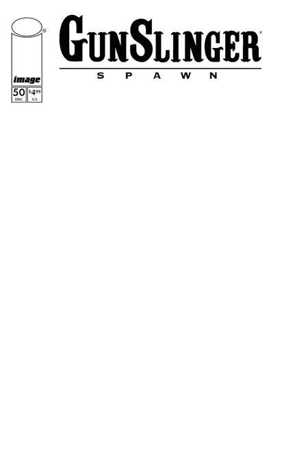 GUNSLINGER #50 COVER D BLANK SKETCH VARIANT