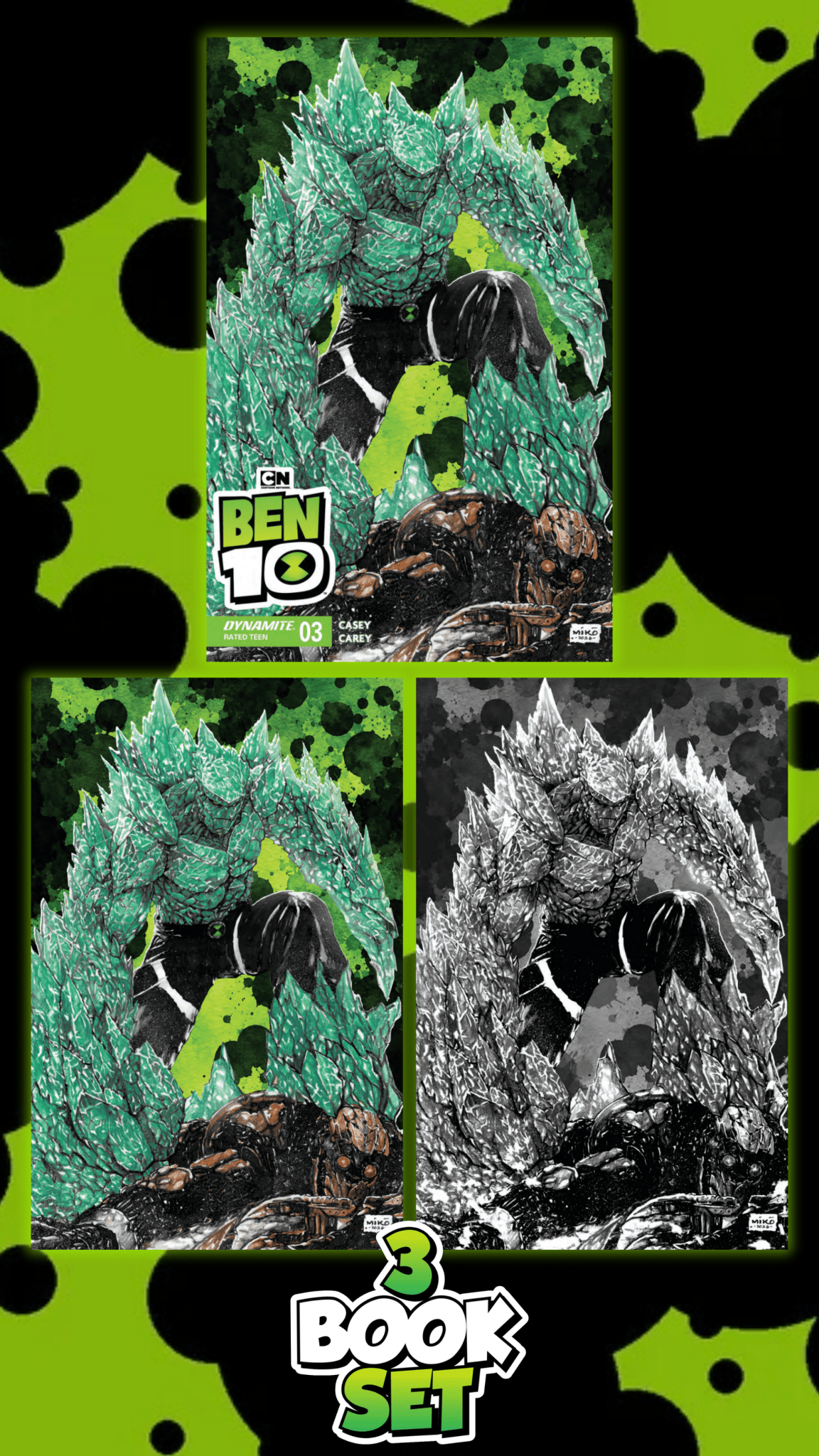 BEN 10 3 DIAMONDHEAD EXCLUSIVE VARIANT - Countdown Comics