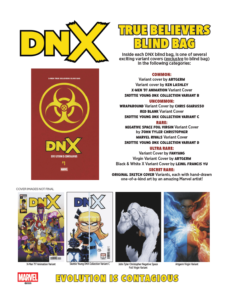 DNX 1 TRUE BELIEVERS BLIND BAG - Countdown Comics