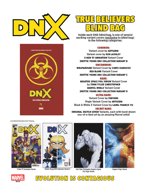 DNX 1 TRUE BELIEVERS BLIND BAG - Countdown Comics