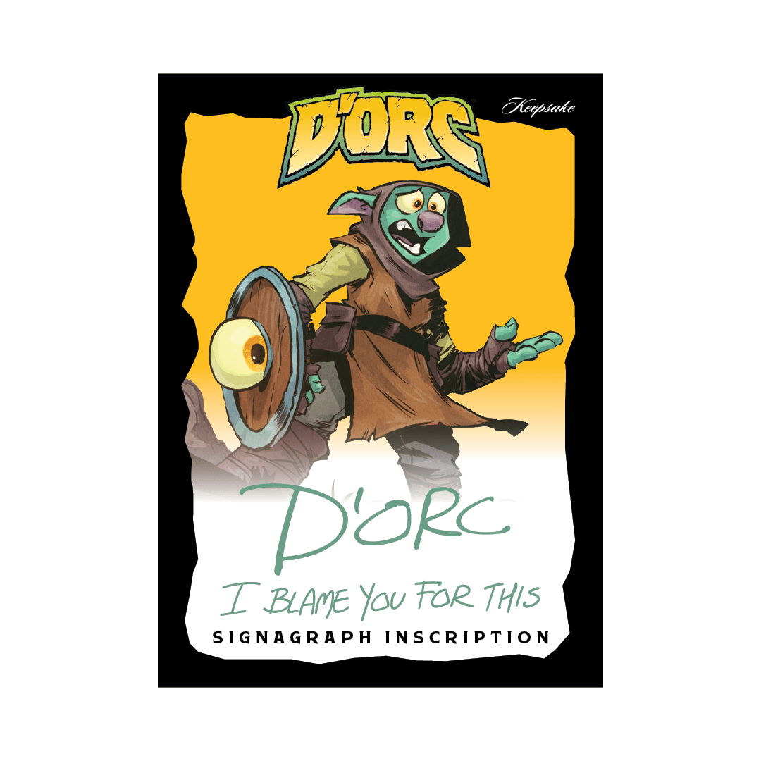 D’ORC ISSUE 1 KEEPSAKE PREMIERE BREAKER EDITION BOX - Countdown Comics