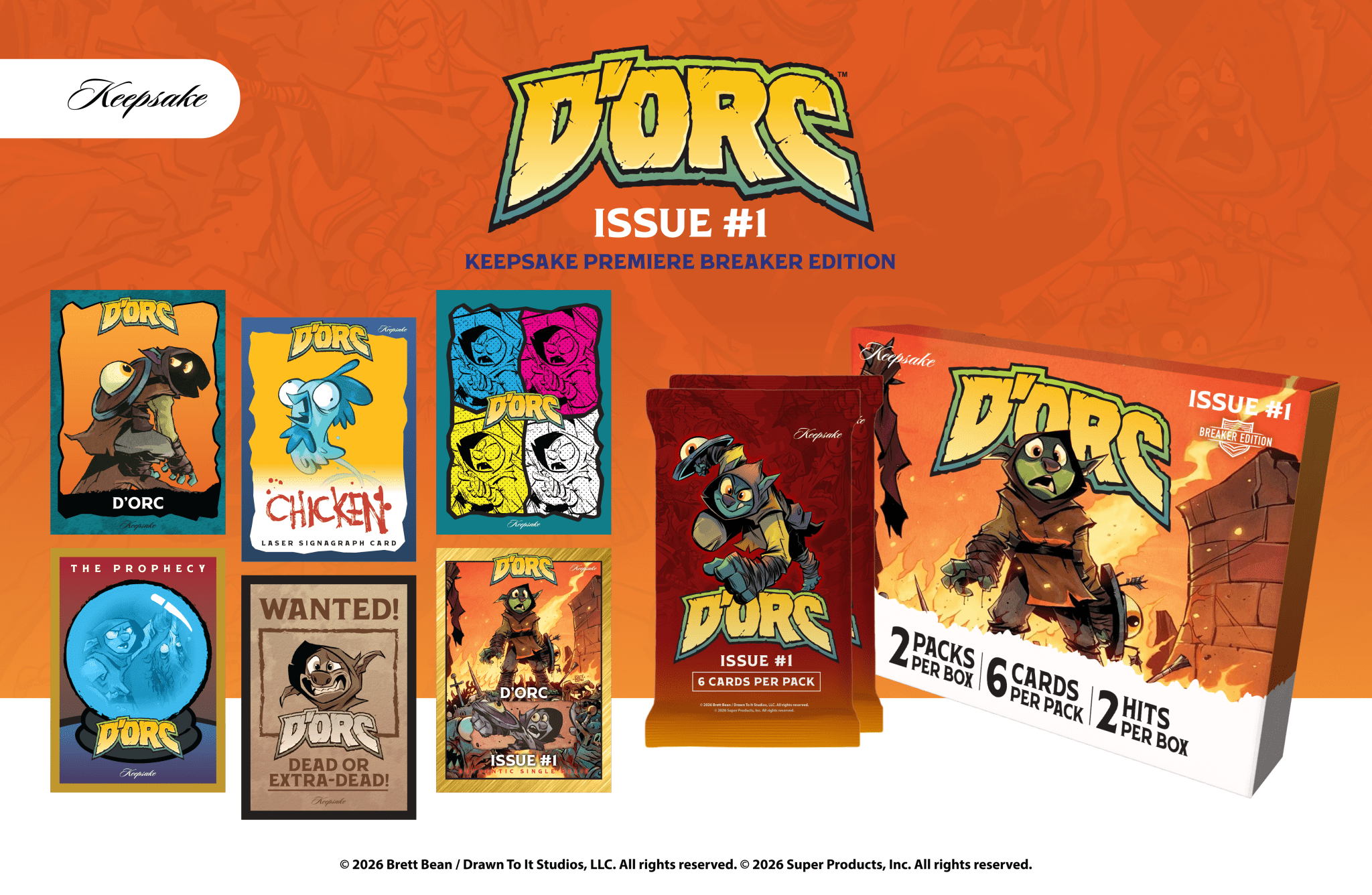 D’ORC ISSUE 1 KEEPSAKE PREMIERE BREAKER EDITION BOX - Countdown Comics