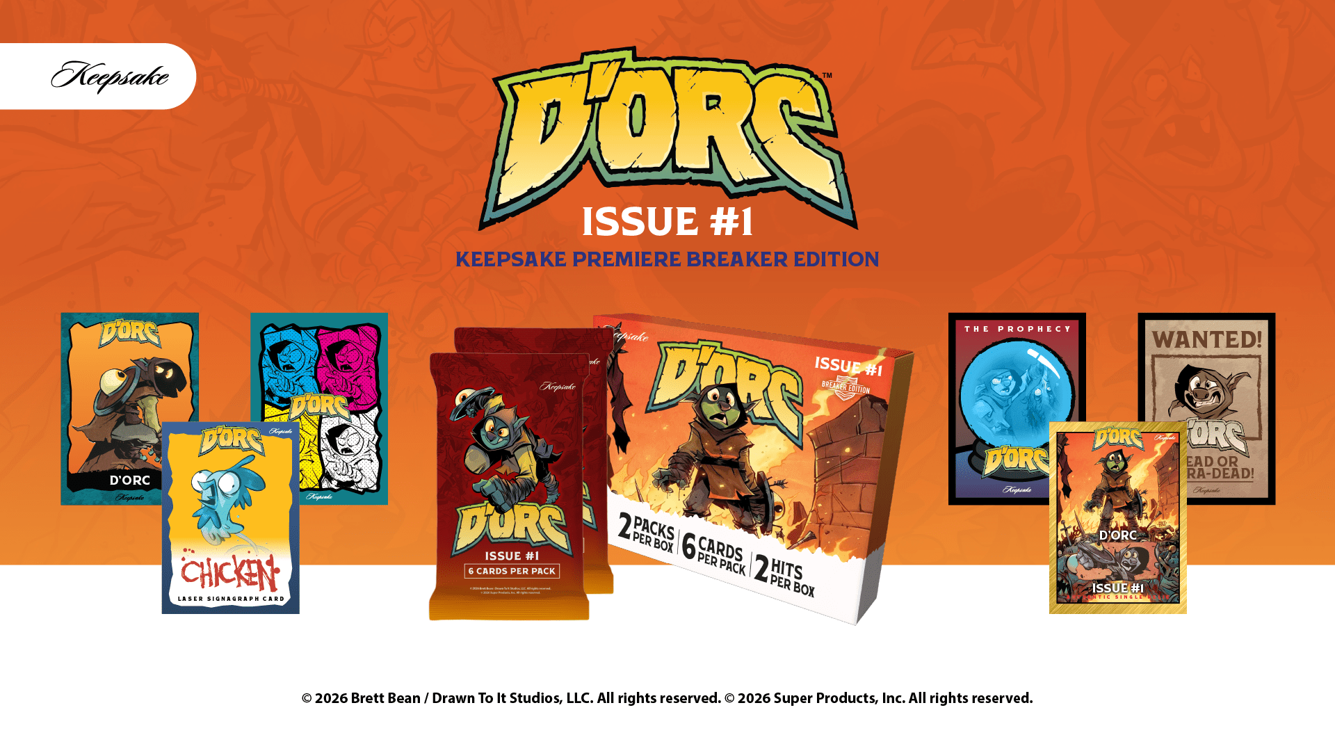 D’ORC ISSUE 1 KEEPSAKE PREMIERE BREAKER EDITION BOX - Countdown Comics