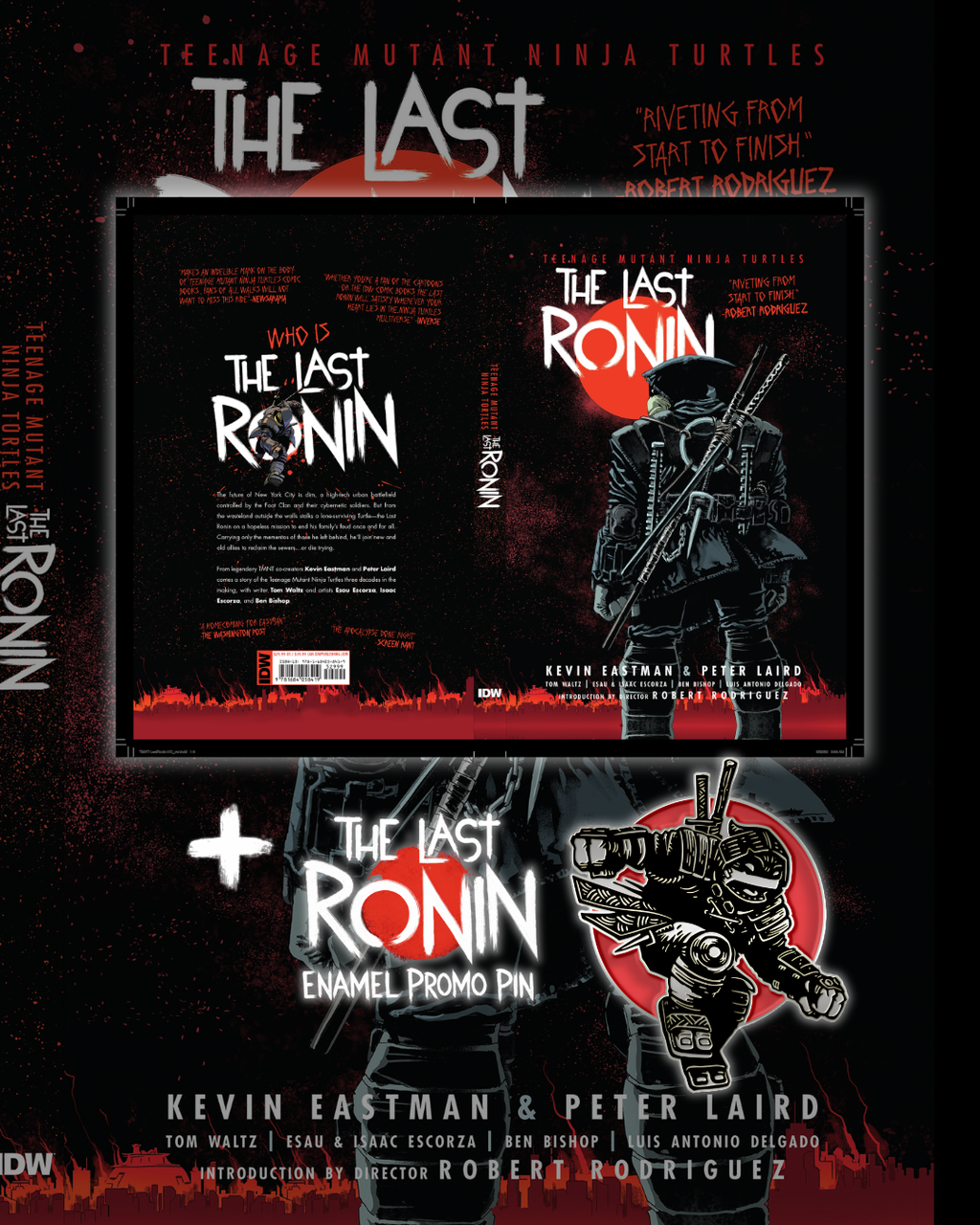 TEENAGE MUTANT NINJA TURTLES: THE LAST RONIN + ENAMEL PROMO PIN