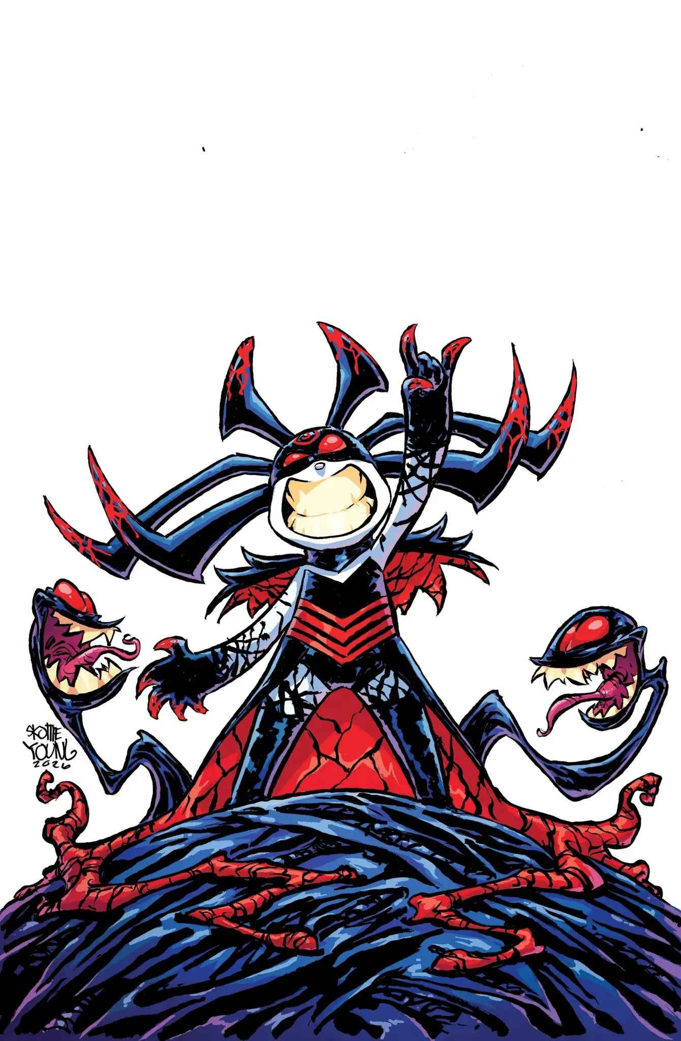QUEEN IN BLACK #1 1:100 SKOTTIE YOUNG VIRGIN VARIANT.