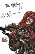 SHE-SPAWN #1 CVR K INCENTIVE 1:500 TODD MCFARLANE & GAIL SIMONE 2X SIGNED.